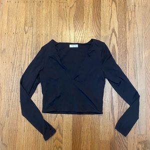 ARITZIA BABTON CROP LONG SLEEVE